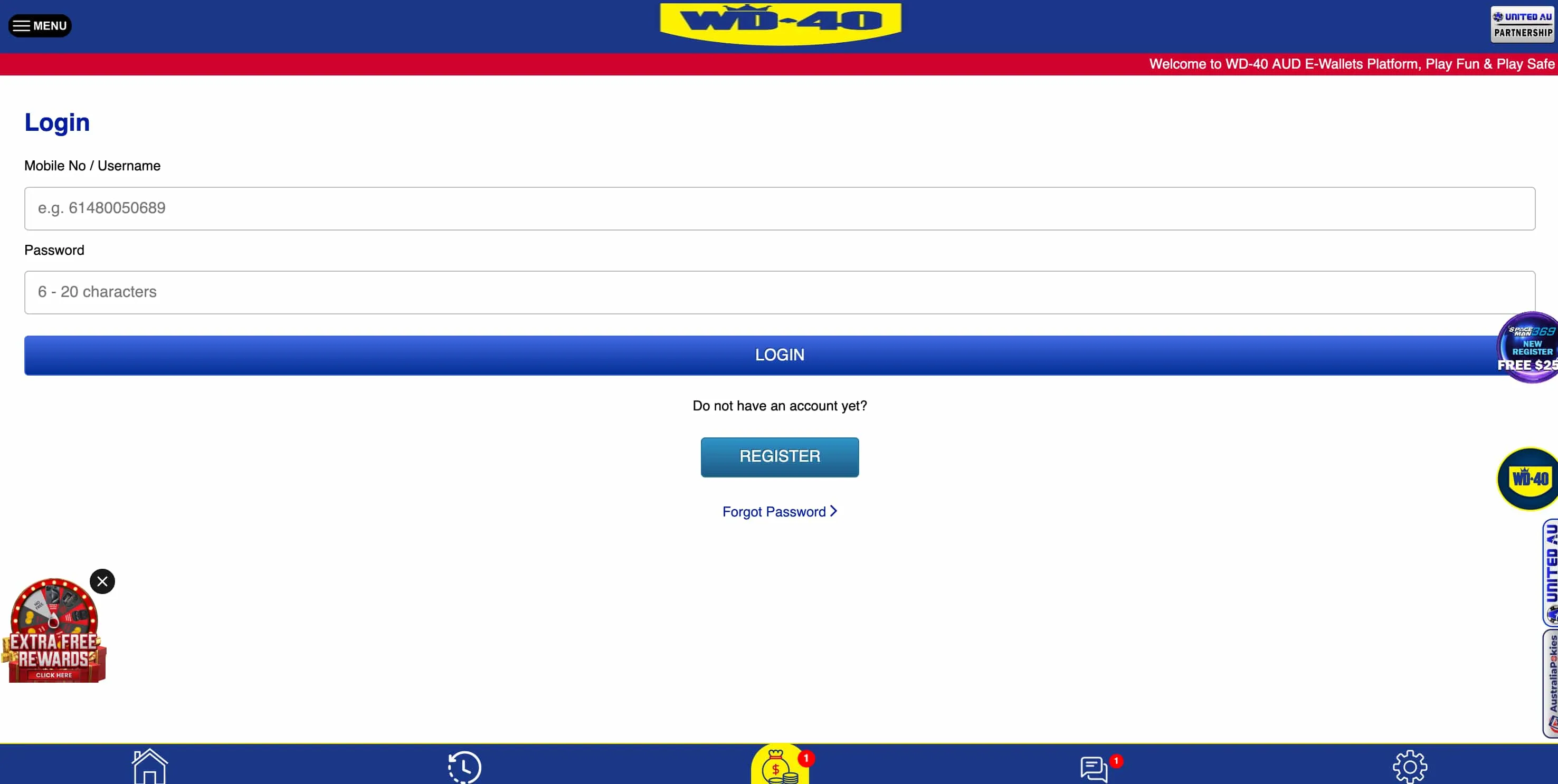 Logging In to Your WD40 Casino Account Logging In to Your WD40 Casino Account